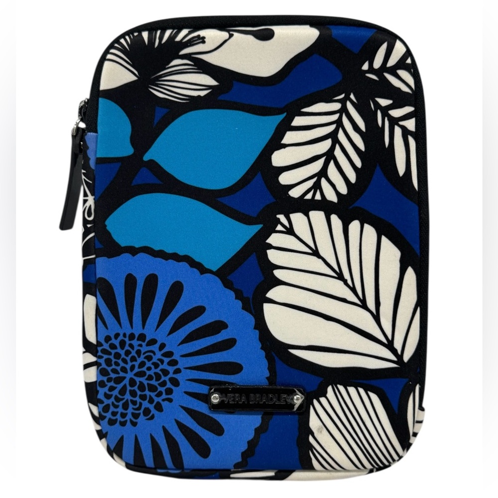 Vera Bradley Blue Bayou Signature Top Loading iPad Mini Tablet Neoprene Case New